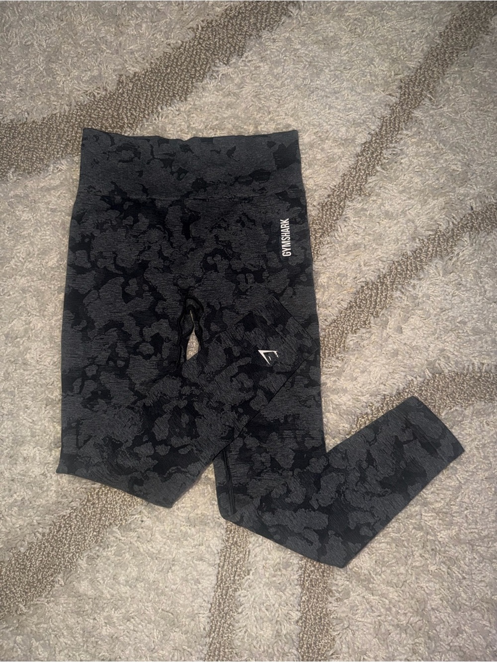 Gymshark Black Camo High-Waist Leggings
